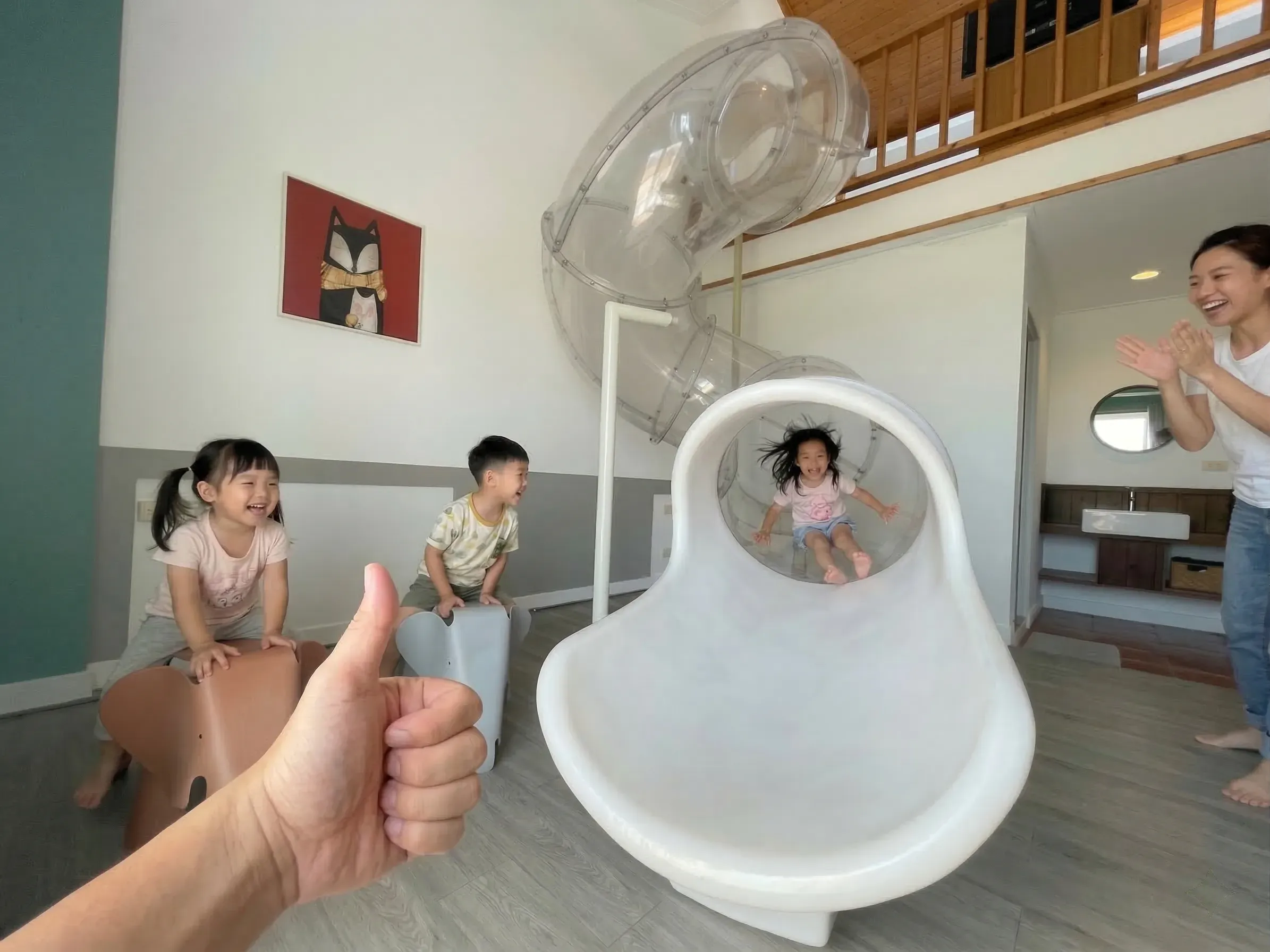 迪噢叢林室內樂園主題溜滑梯房